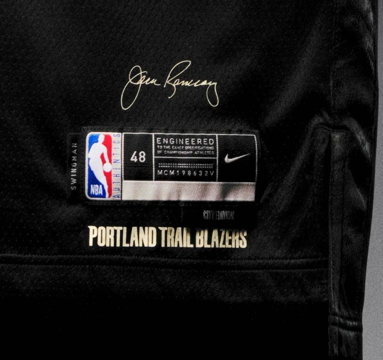 撕裂之城-波特兰开拓者队城市版球衣鉴赏