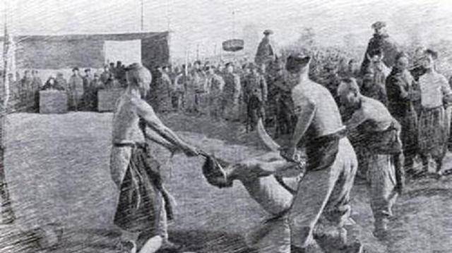 被捕后内脏被勾出,被凌迟至死没瞑目_折磨_张乐行_蒙古军队