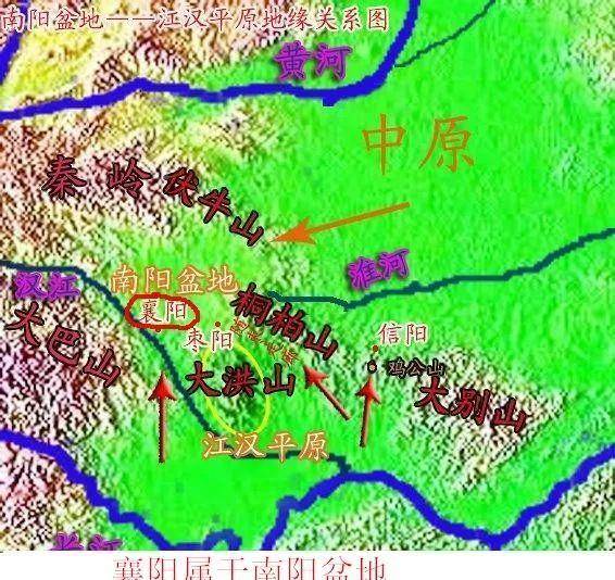 南阳盆地群山拱卫,安居中国腹心地带,北为伏牛山,东为桐柏山,西依秦岭