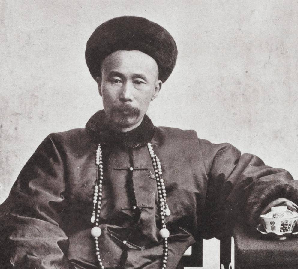 原创清朝大臣老照片两广总督叶赫那拉瑞麟户部尚书董恂