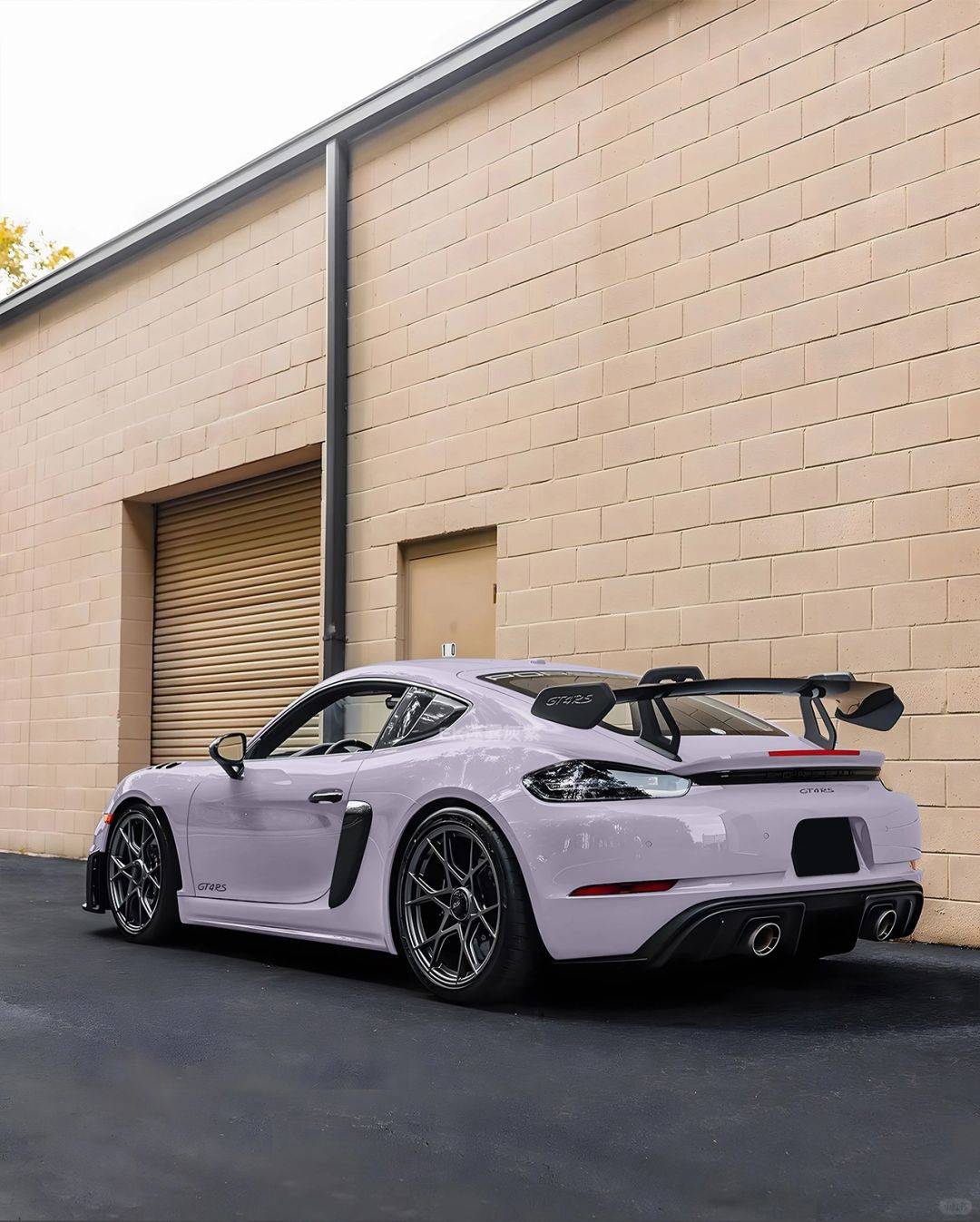 保时捷911ek改色膜迷雾灰紫温柔且高级