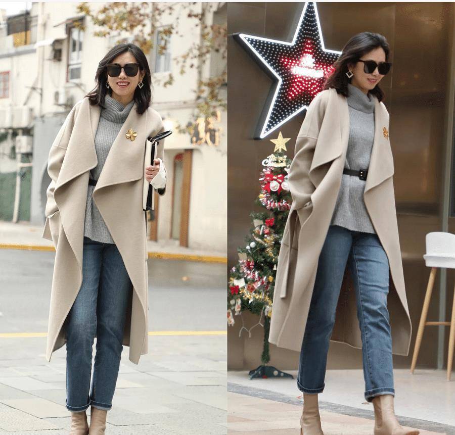 微胖的梨形身材有救了她体重120斤靠穿搭显瘦10斤不止