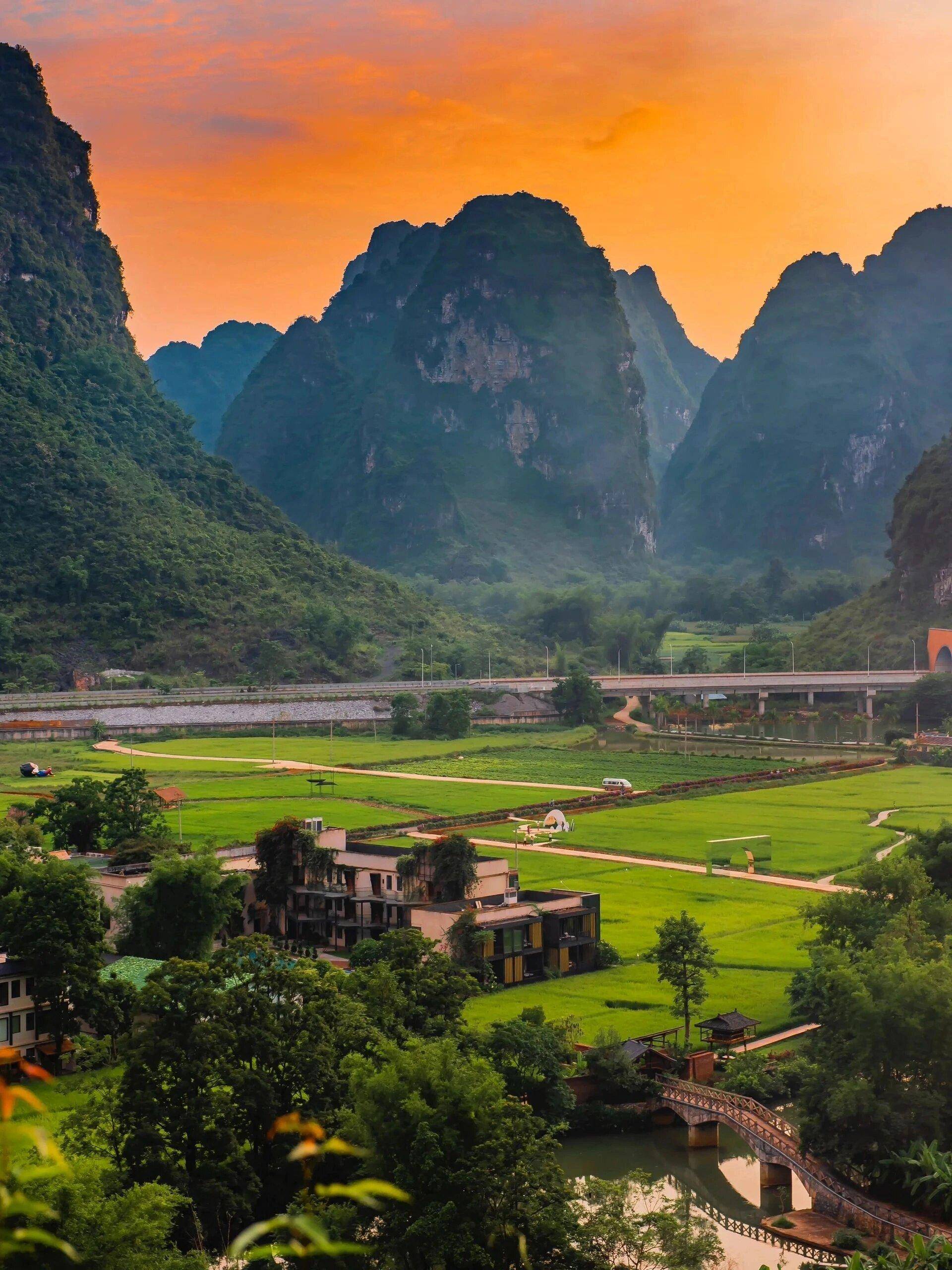 广西巴马长寿村风景图片