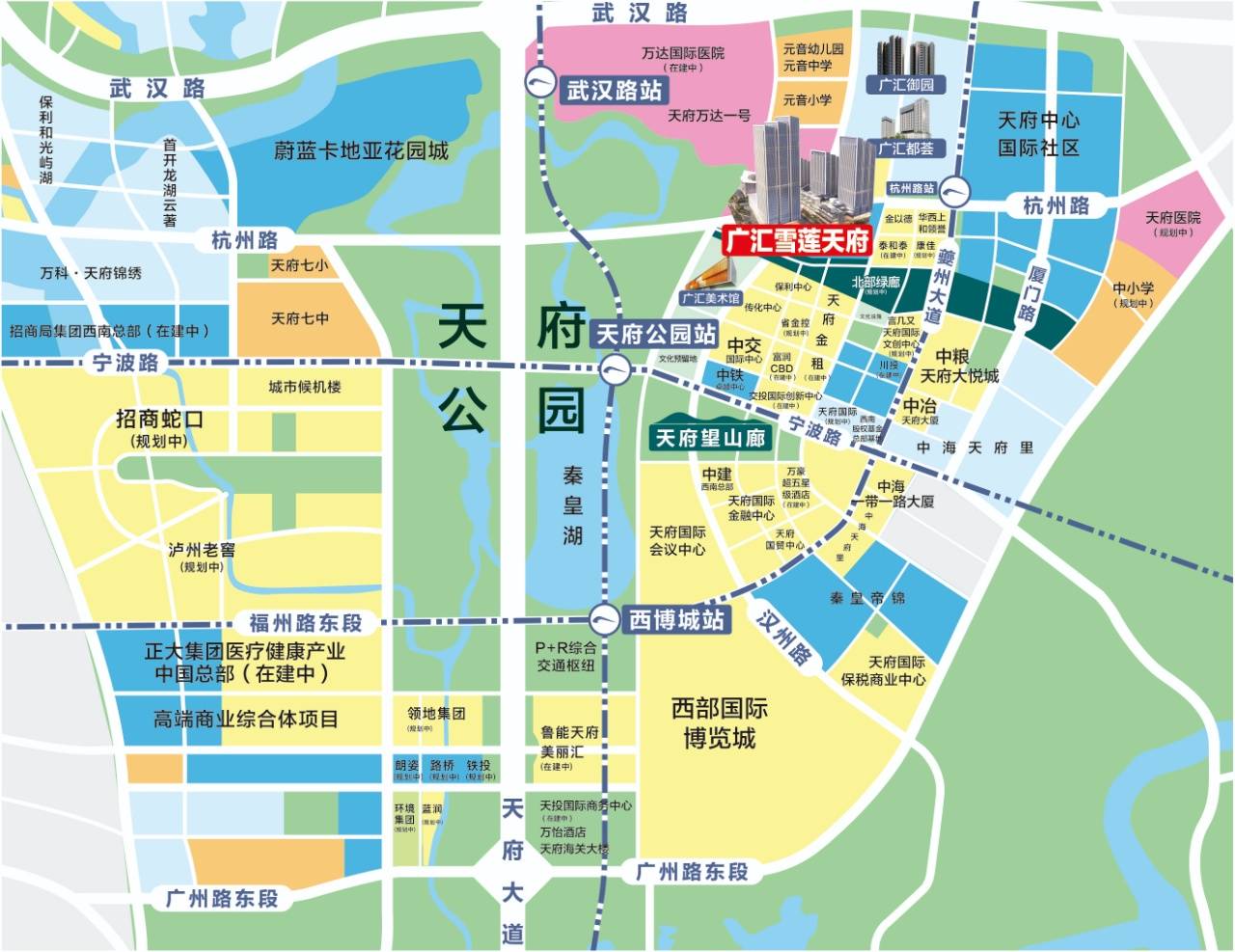 是天府新区的几何中心,也是成都未来的城市新中心
