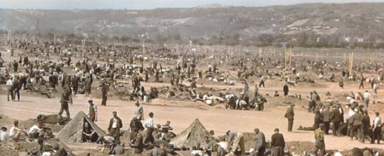 原创1945年美军建莱茵大营虐待500万战俘为何被全世界遗忘了