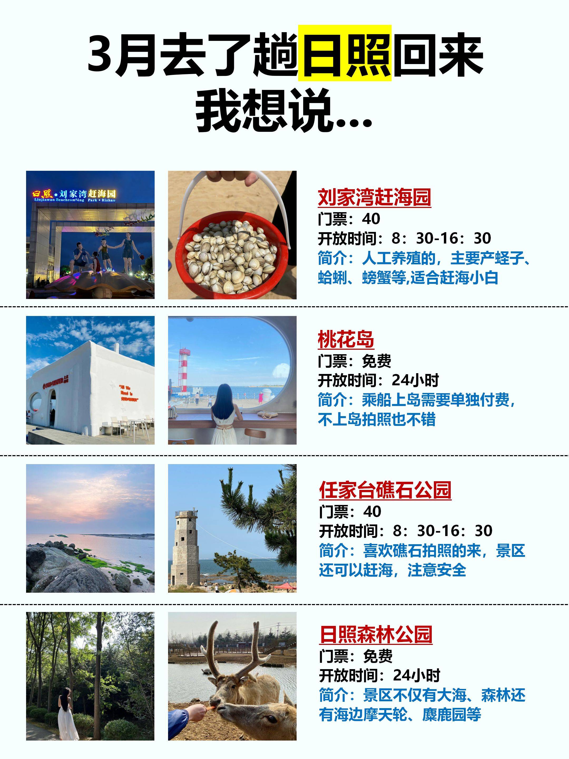 ②游玩景点:日照海洋公园:门票220元/人,适合带娃打卡,不仅能认识很多