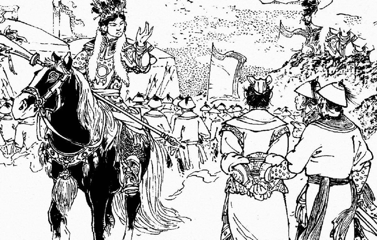 她是梨山圣母的高徒,也樊梨花,梁红玉与花木兰并列称为巾帼四大女将