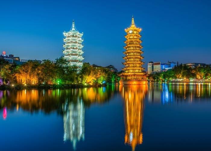 广西结伴自由行五日攻略桂林遇龙河旅游人均费用5天