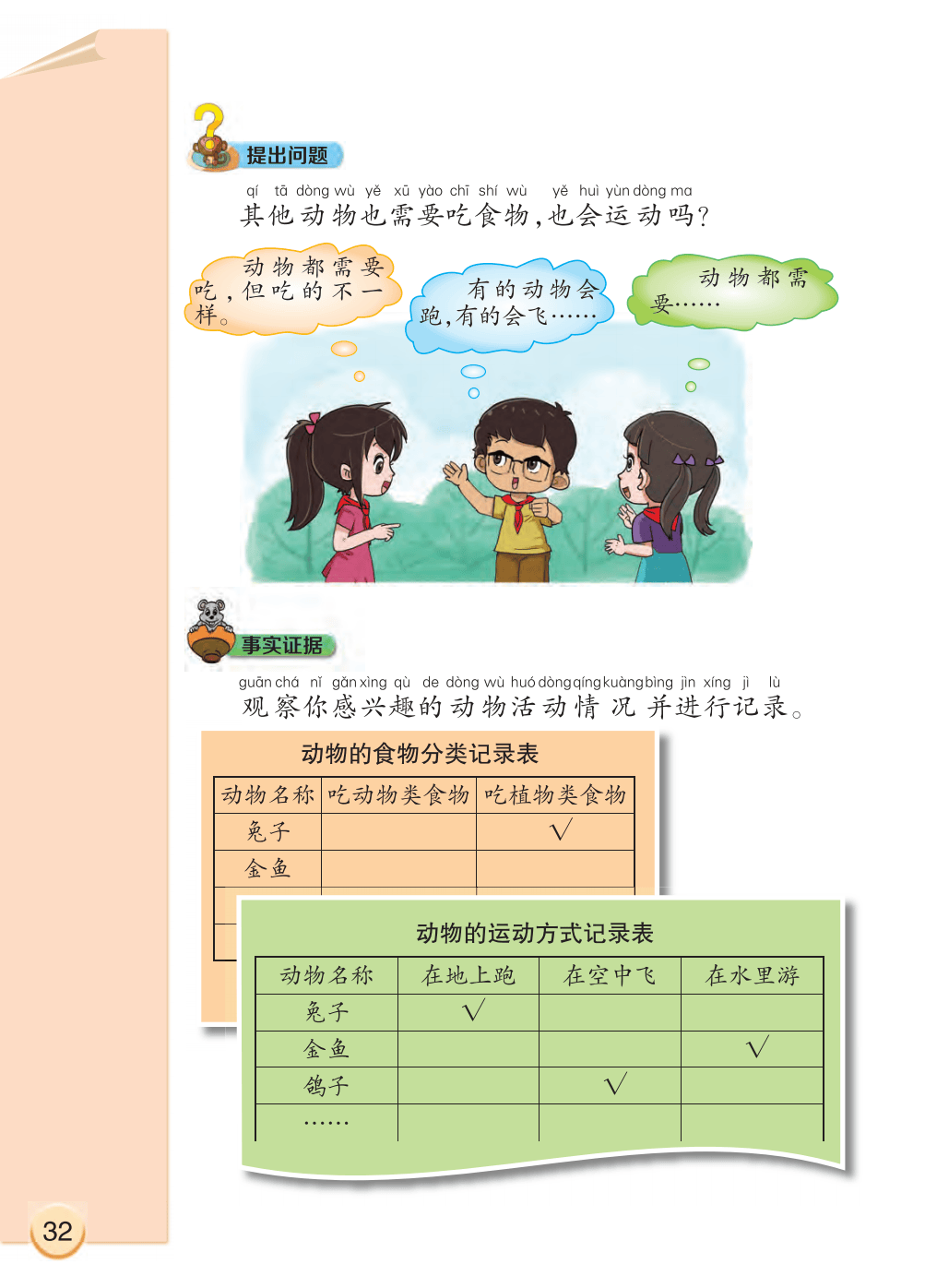 大象版二年级上册科学电子课本(高清完整版)