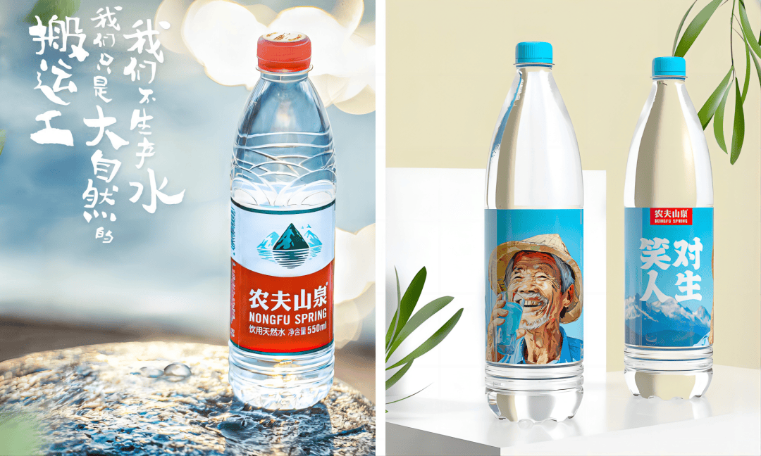 一个符号 | 我用ai给农夫山泉设计了一套新包装,尝试拯救品牌危机