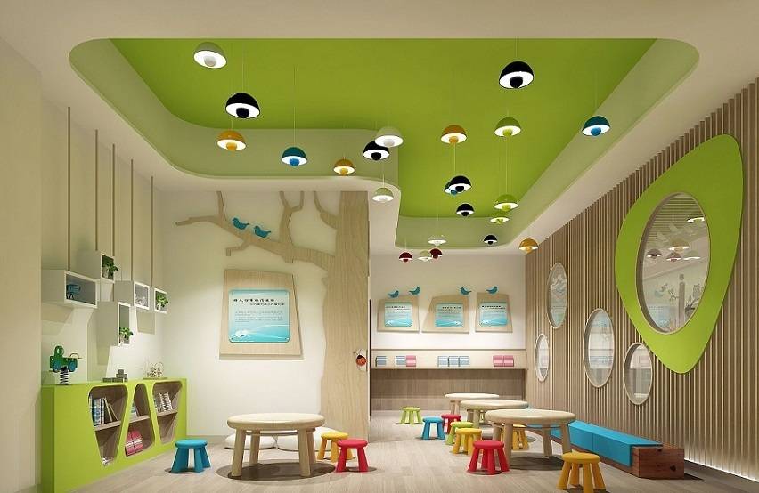 陕西幼儿园装修设计,早教中心装修设计,幼儿园空间设计