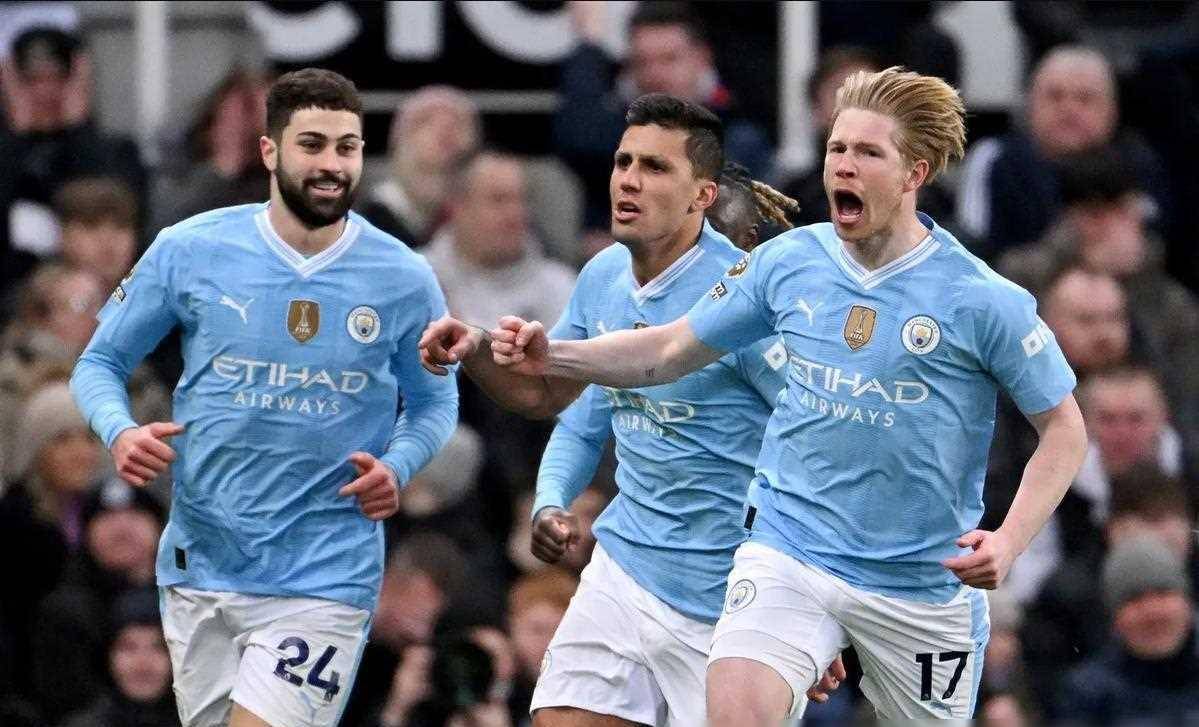 50到40曼城太强了吊打纽卡足总杯144亿对阵剑