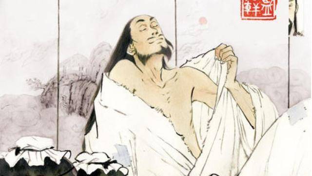 原创竹林七贤刘伶嗜酒如命被妻子推进酒缸3天后将酒全喝光