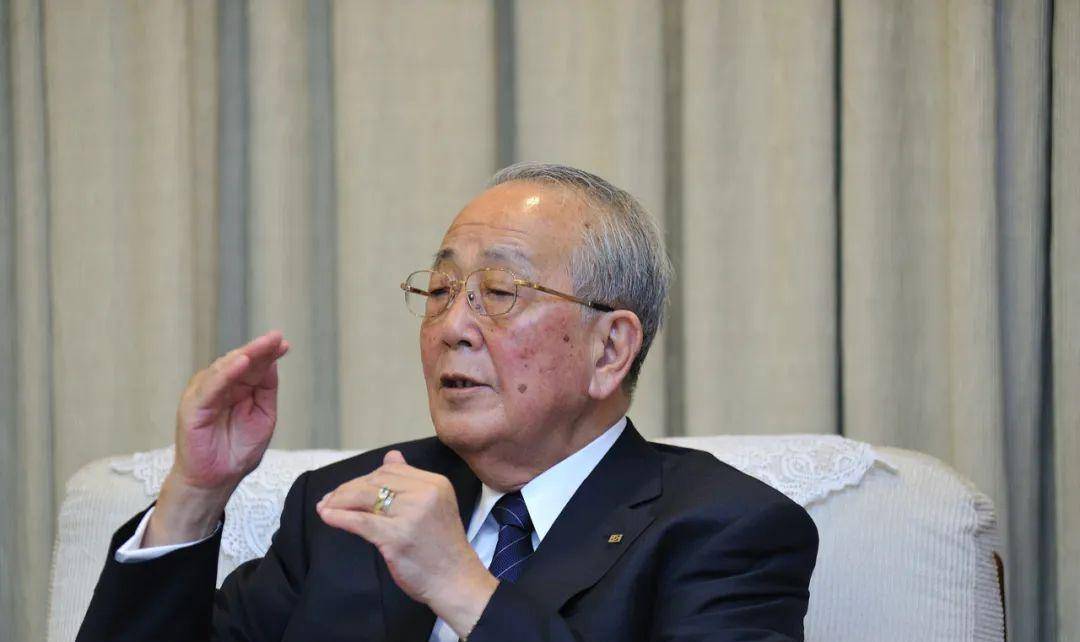 稻盛和夫.来源:视觉中国日航能否重建,举世瞩目.