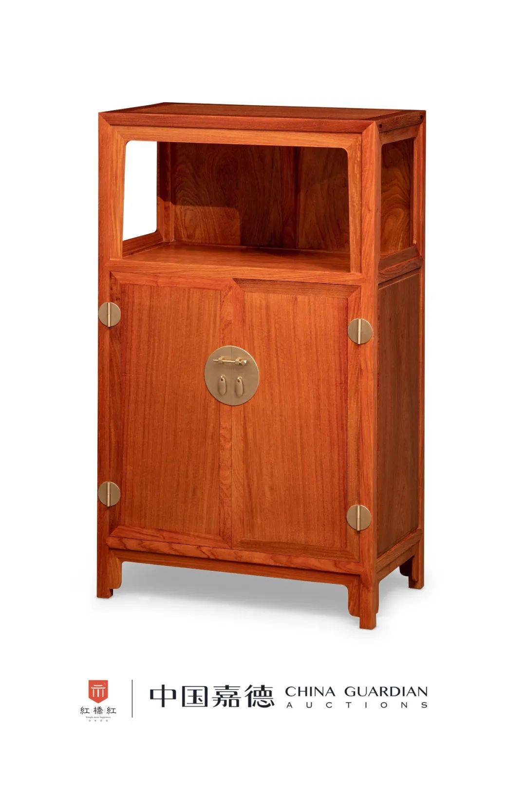 红桥红中国嘉德契合家具二当代缅甸花梨素万历柜