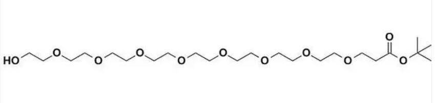 6molecular formula:c23h46o11中文名:羟基-peg8-叔丁酯英文名