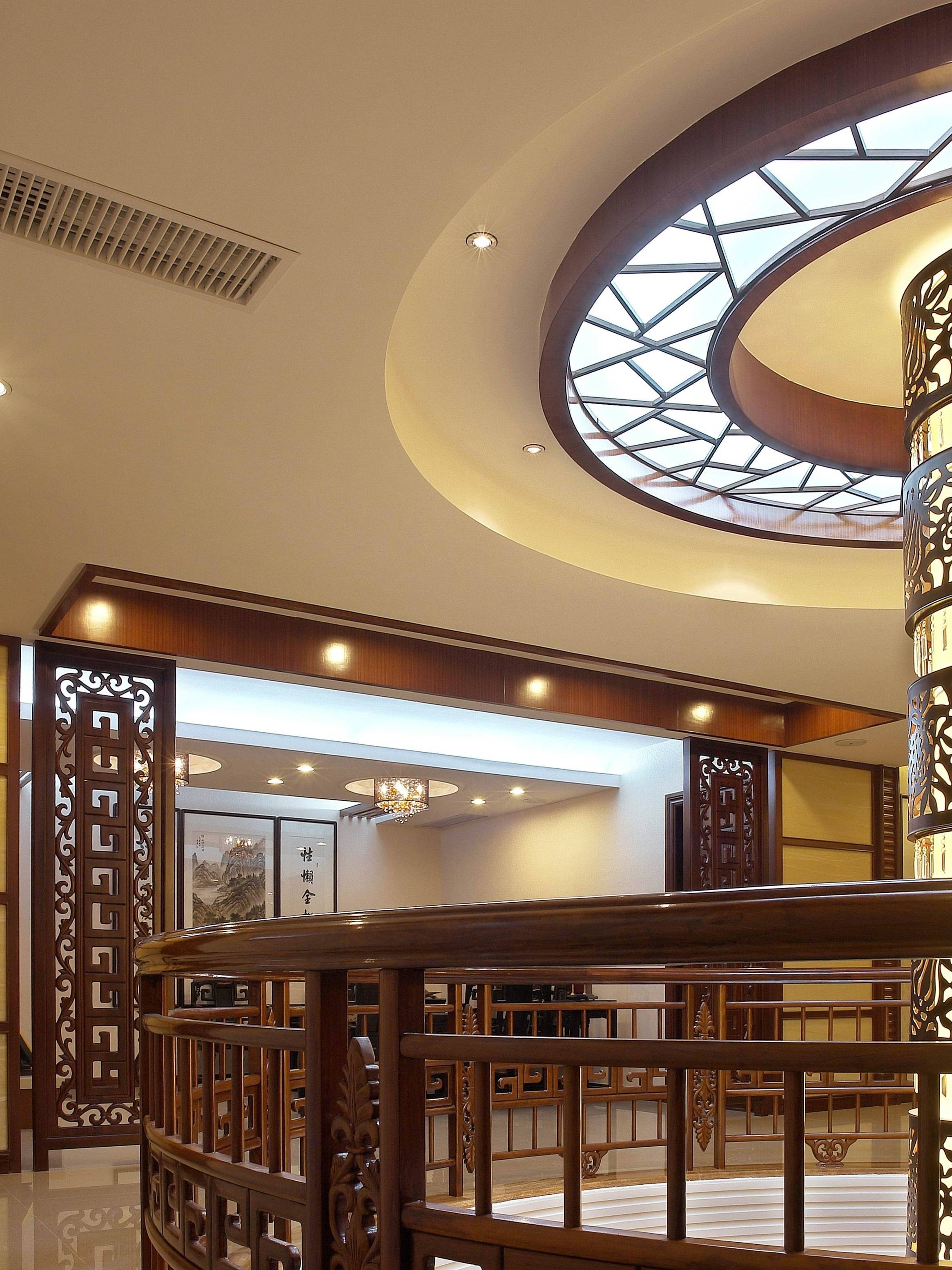 原创400平新中式风格实景与效果的完美贴近精致到家的每1㎡