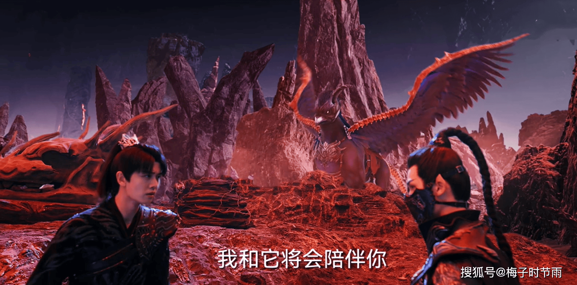 原创烈焰逆天而行的坐骑迦楼罗天的坐骑黑龙都不如伍赓的坐骑