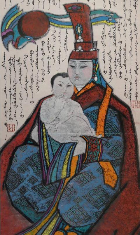 为庆祝胜利,也速该给儿子取名"铁木真".