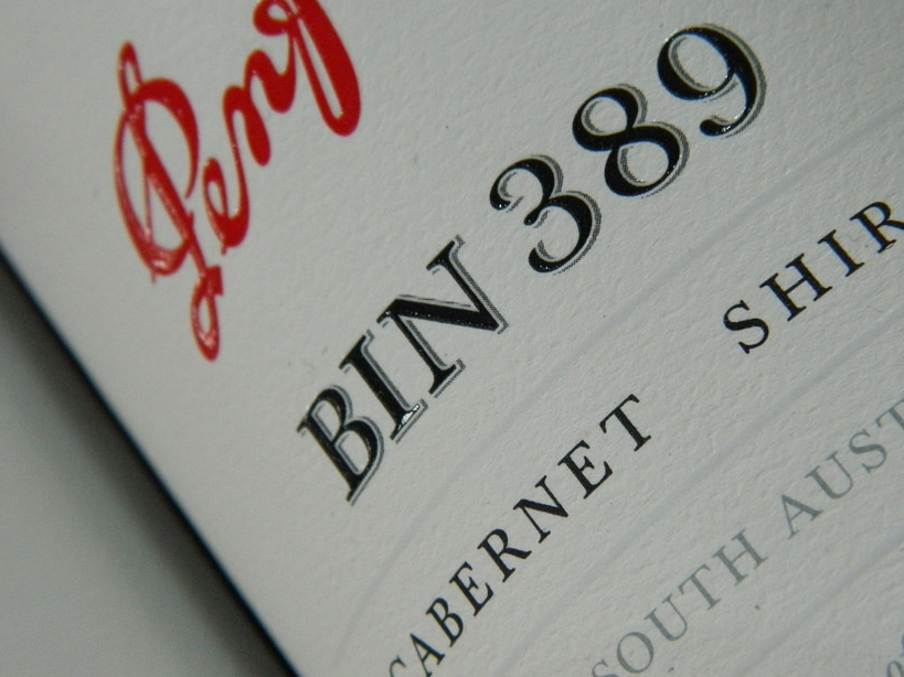 原创奔富红酒酒标上的bin代表什么意思