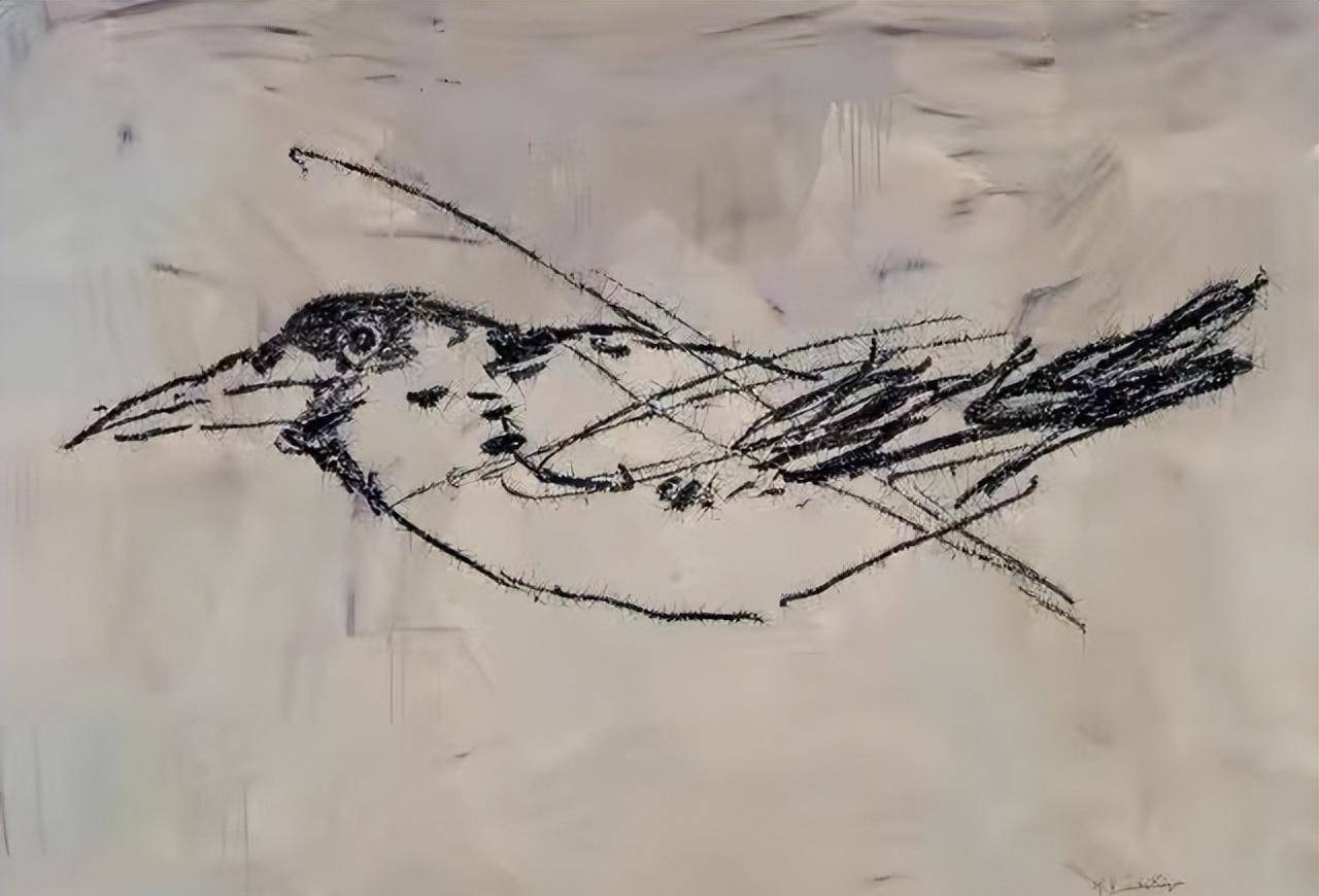 中国著名画家叶永青画一幅鸟卖了94万到底值不值这个价