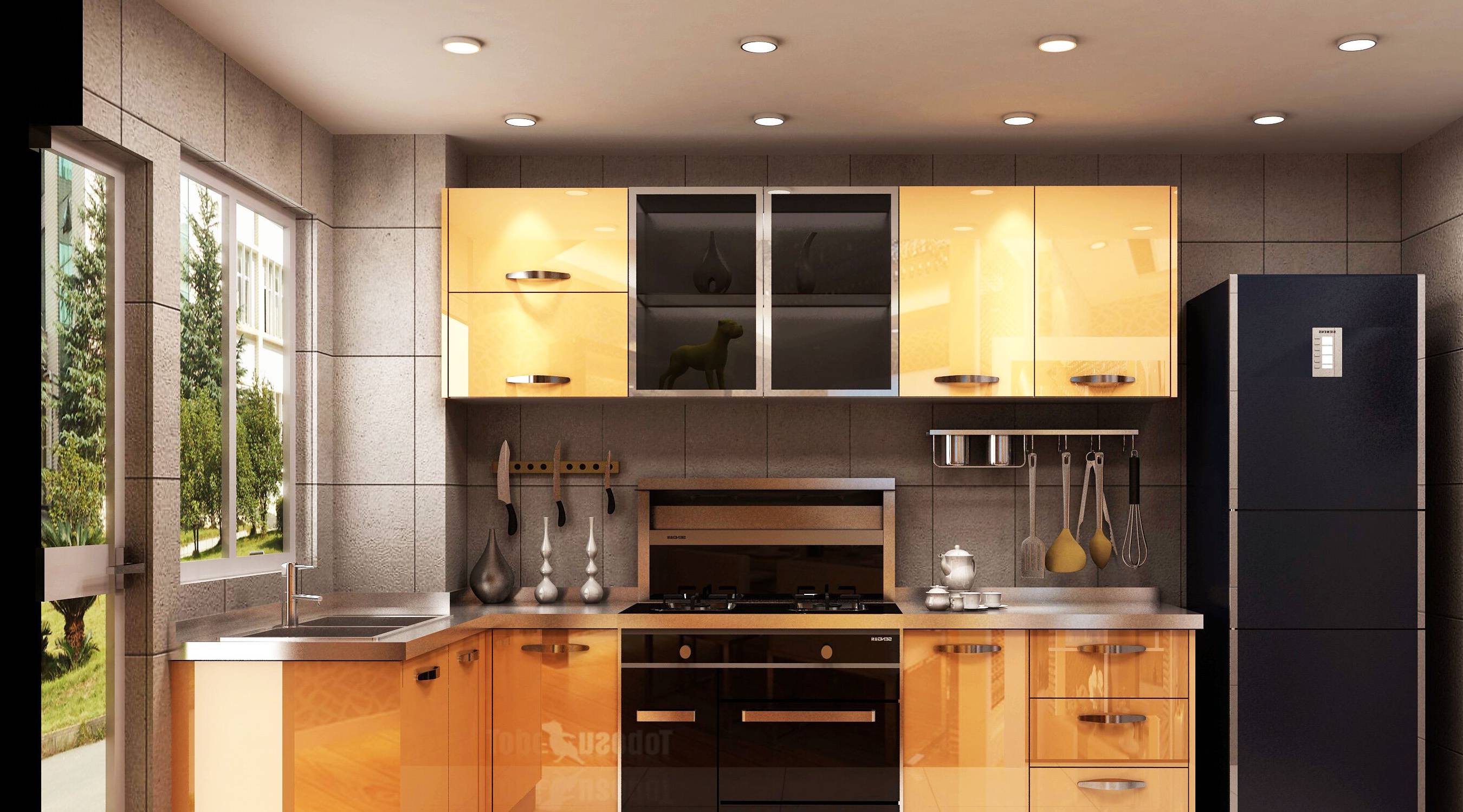 而且还能够让厨房的整体装修变得更加美观,非常符合现在年轻人的审美