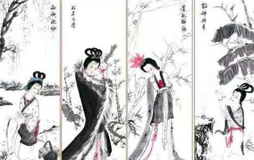 原创古代四大美女复原图曝光沉鱼落雁确实迷人是否和你想的一样