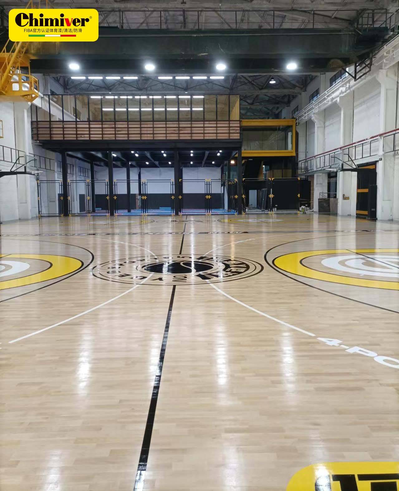 贵阳跃动05体育馆设计规范:优质体育馆地板防滑漆助力球馆升级