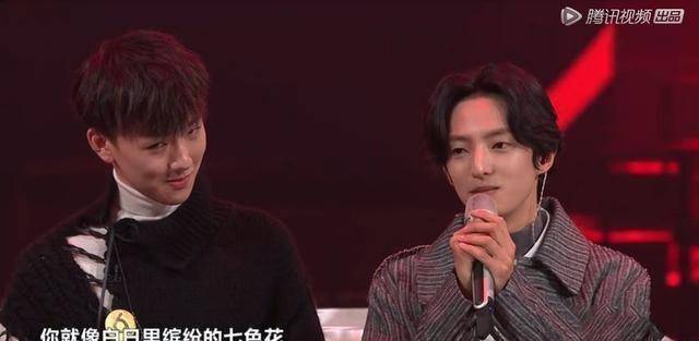 原创明日之子赵天宇和田燚送杨幂礼物一首诗朗诵让幂幂害羞