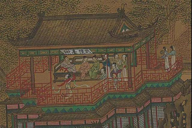 将清明上河图放大百倍,发现一尴尬细节,树下睡觉男子在干啥?_张择端_