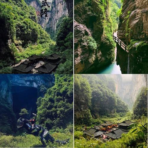 重庆解放碑武隆天生三桥旅游四天三晚纯玩线路攻略景点路线费用亲身