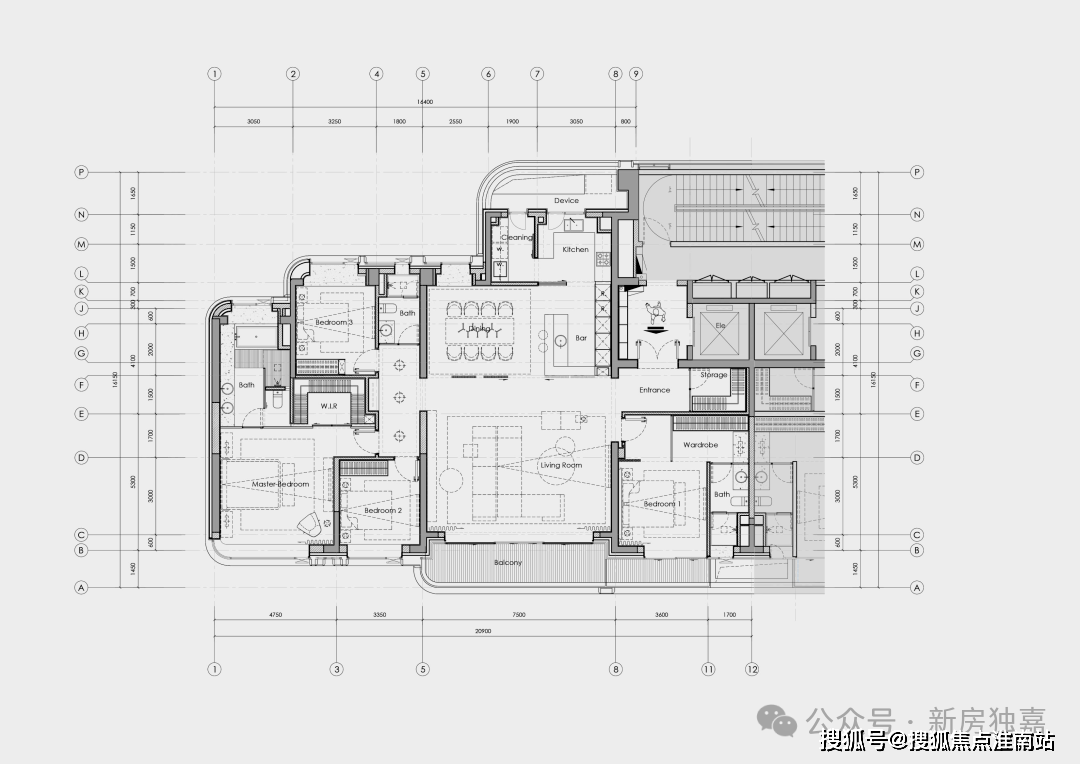 香港户型图30平方图片