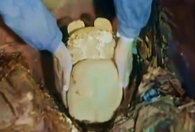 原创老照片再现定陵发掘全过程郭沫若亲自指导代价惨痛图9裸手取万历