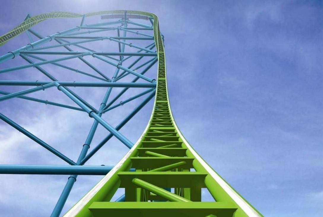 原创英国疯狂过山车人在3600英尺高空转一圈生命在刺激中结束