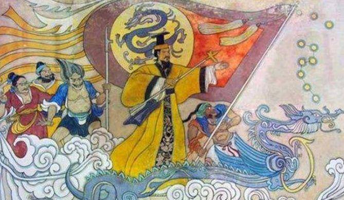 原创炎黄子孙的一场对抗黄帝孙子颛顼赢了炎帝子孙共工羞愤而撞山