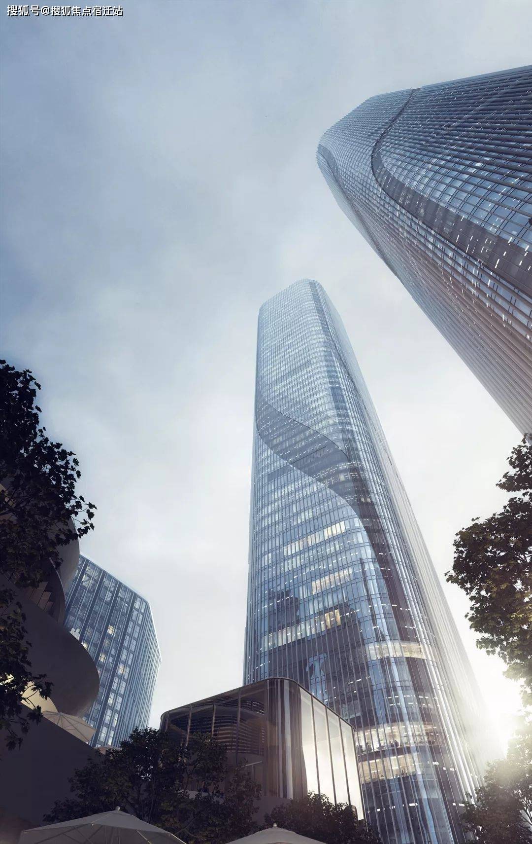 世茂智慧之门272米地标双子塔纵览约8公里江岸景观杭州超甲级现房写字