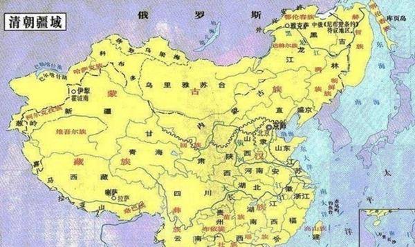 1820年的清朝,有着中国历史上最完美的领土疆域,如今已成为历史