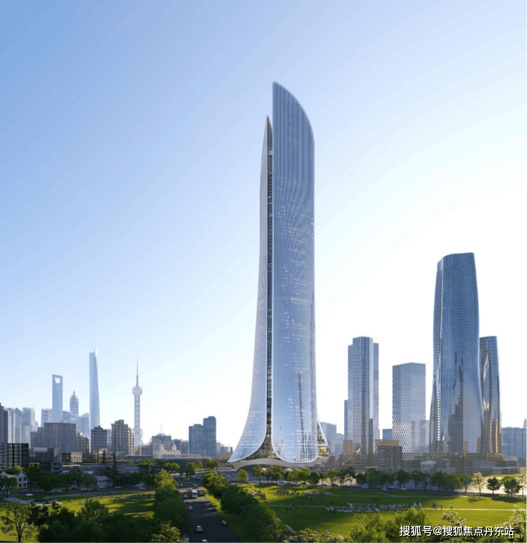 北外滩中心效果图,来源上海虹口华贸中心效果图,来源上海虹口再加上