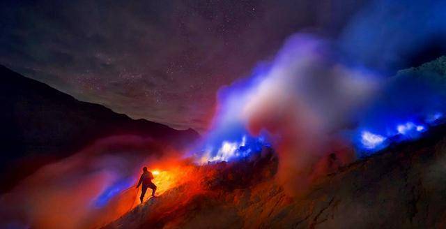 多巴湖超级火山图片