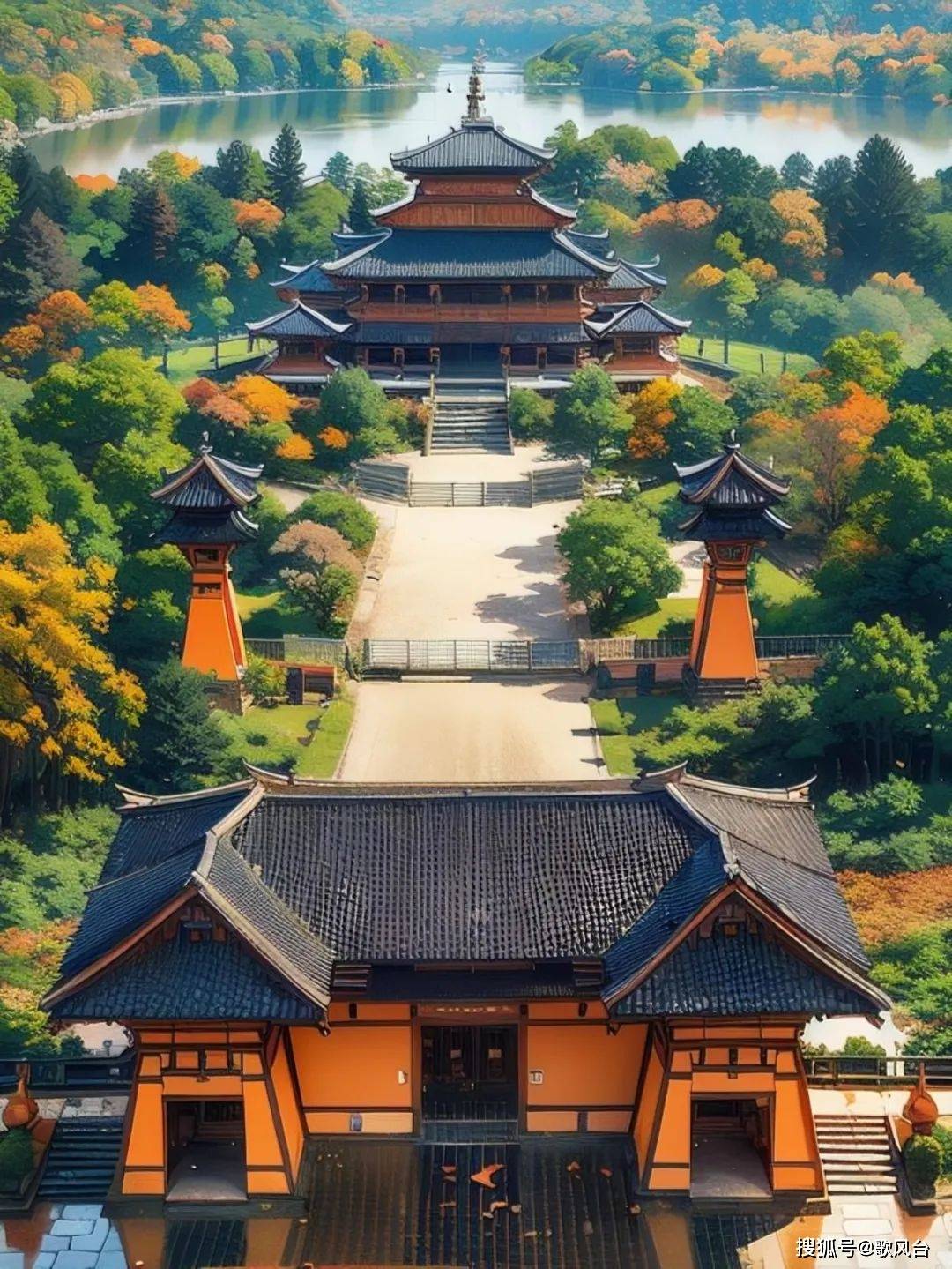 也太太太好看了吧_文景公园_绘画_广场
