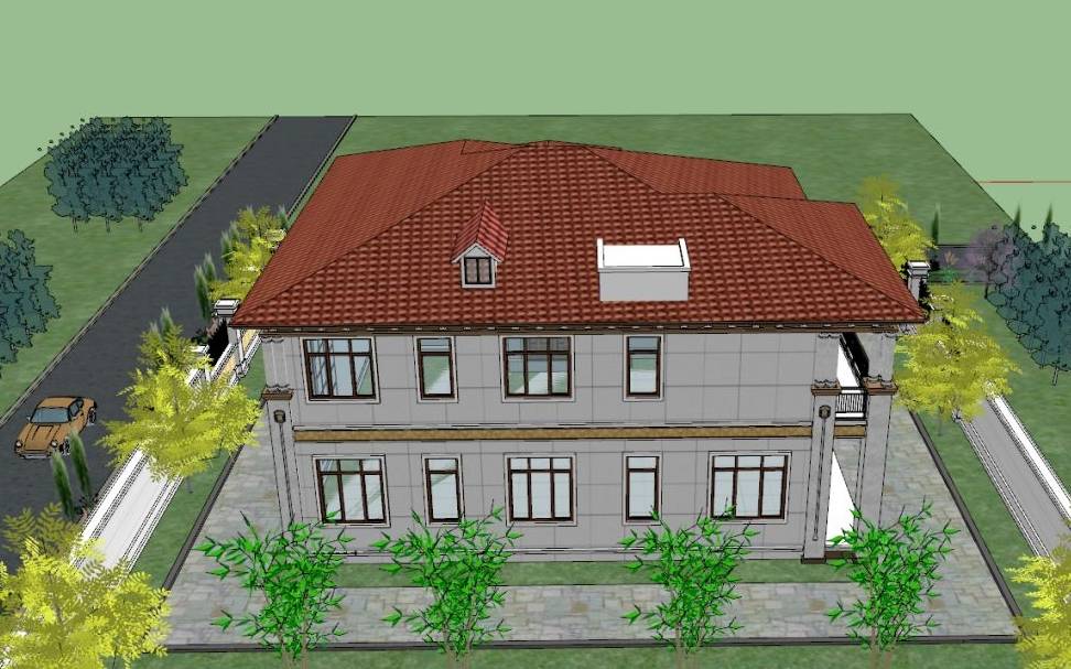 在农村建一套欧式两层别墅这样的美观又实用