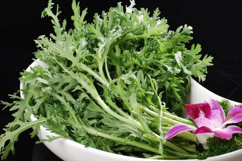 原创炒茼蒿必须先焯水吗这一步不懂难怪茼蒿炒的又黑又不好吃