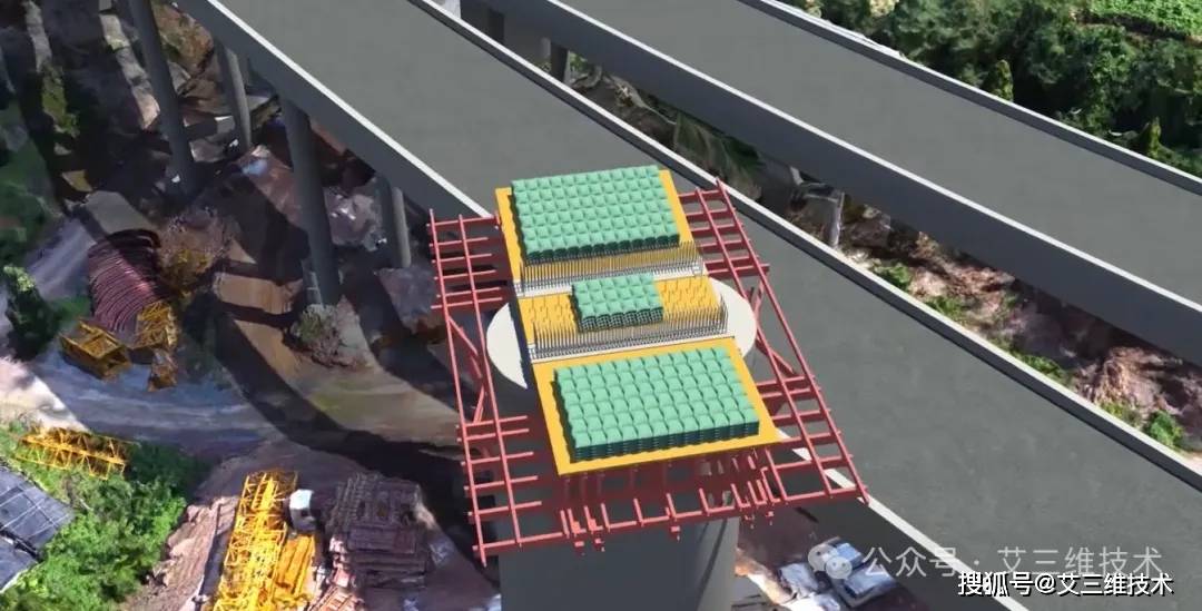 6分钟施工动画解析桥梁施工全过程