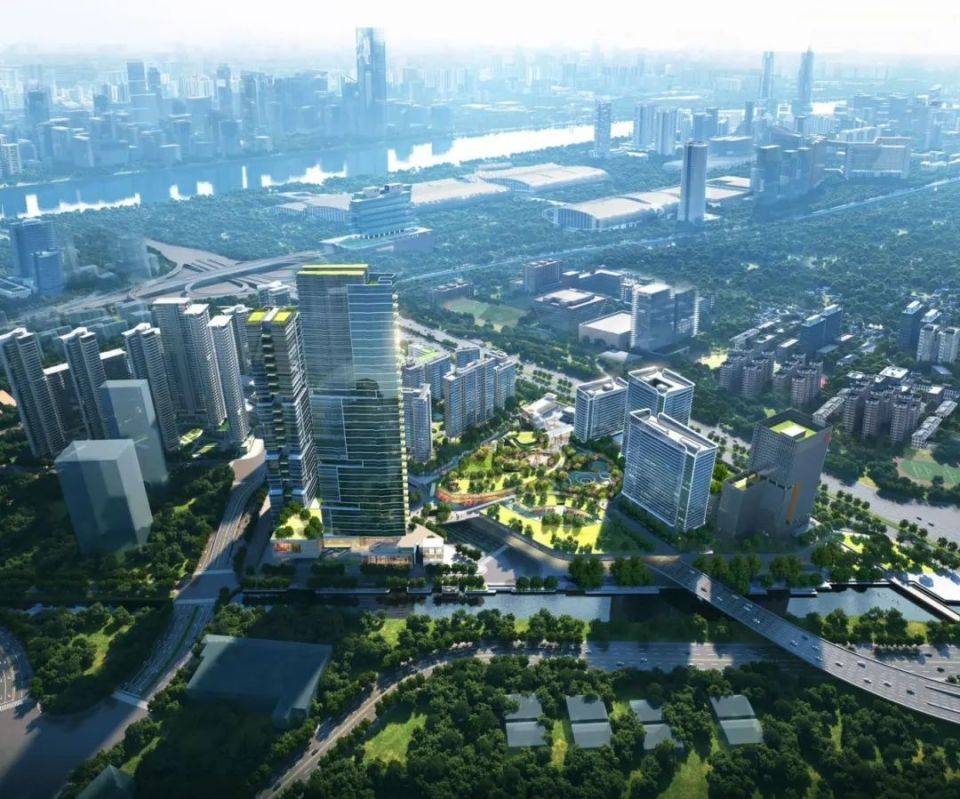 琶洲南tod二期鸟瞰效果图此次推出的房源,建面约142㎡的货量最多