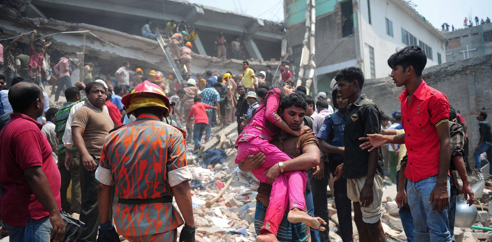 原创发电机震塌8层大楼3600多名劳工被活埋8年前孟加拉塌楼有多惨