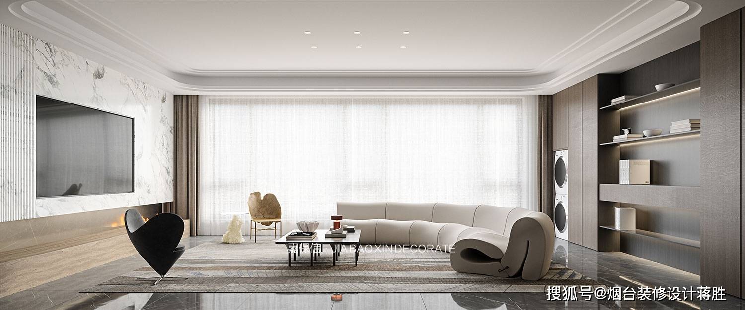 烟台家装设计|森霆春晓125平现代简约家居,温馨舒适的都市栖息地_风格