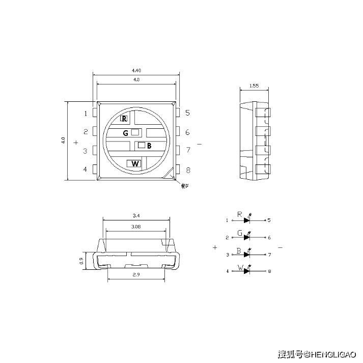为什么越来越多灯条厂家选择用4040rgbw灯珠替换5050rgbw灯珠