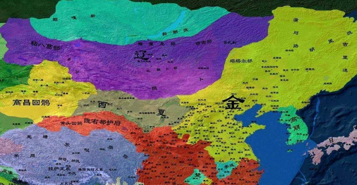 成吉思汗占了人家女真的地盘后,还灭了西夏和西辽.