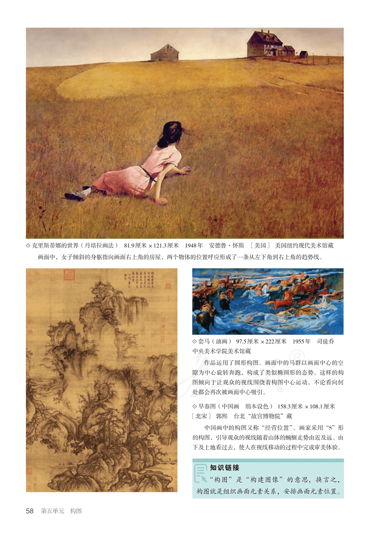 人教版高中美术选择性必修一电子课本绘画