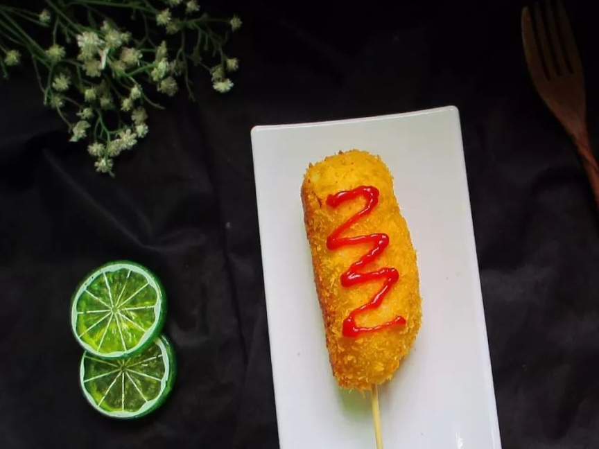 教你做网红芝士热狗棒还能拉丝呦